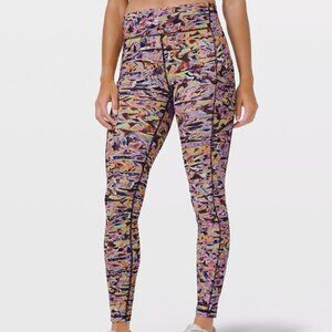 Lululemon Speed Up Tights/Leggings Seawheeze Collection Size 6